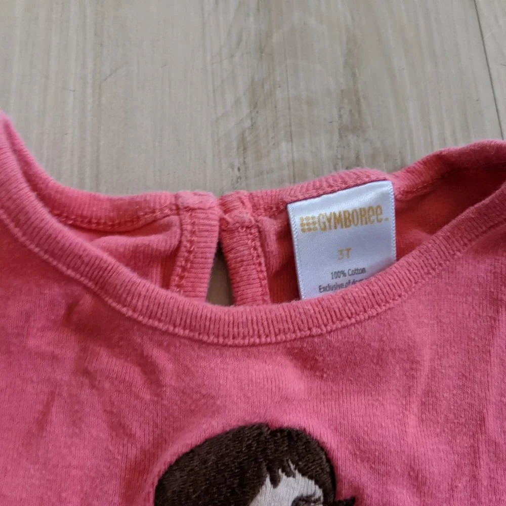 Gymboree‎ Aloha Sunshine Coral Pink Hula Girl Hawai